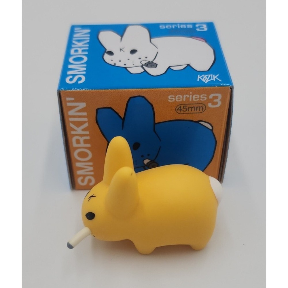 Kidrobot SMORKIN' LABBIT‎ Series 3 HONEY Mini Vinyl Figure 1.5" Frank Kozik